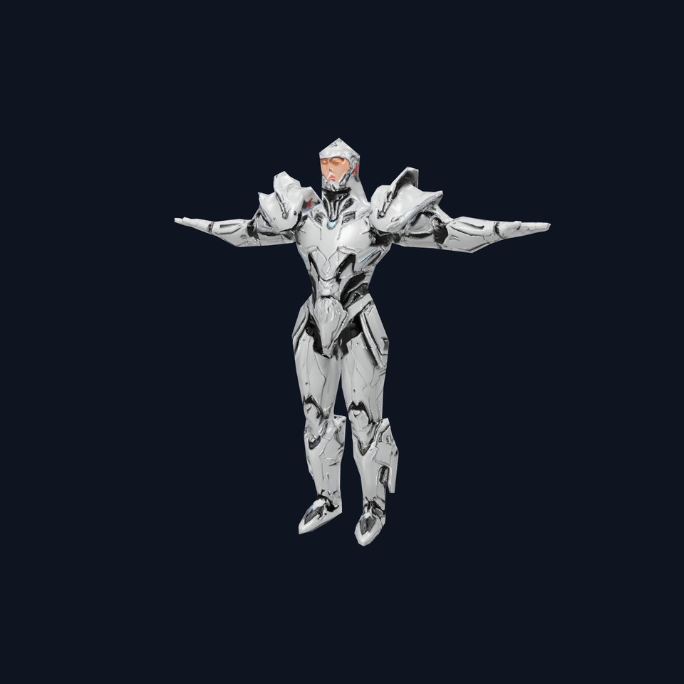 Futuristic Battle Armor model pack